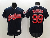 Cleveland Indians #99 Ricky Vaughn  Navy Blue 2016 Flexbase Collection Stitched Baseball Jersey